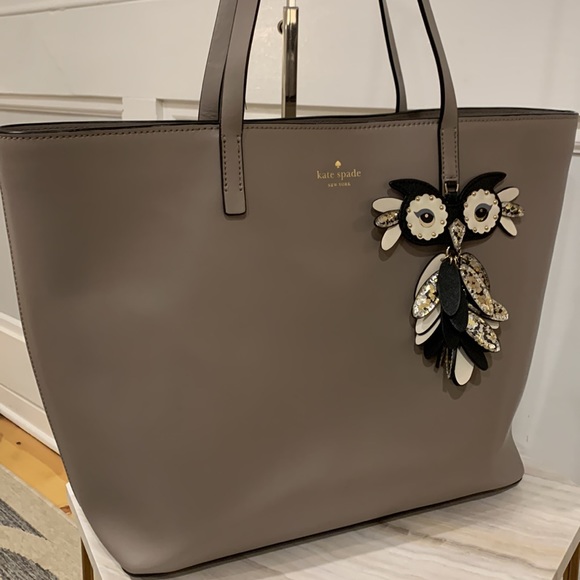 kate spade Handbags - Kate Spade Little Len Star Bright Owl Tote EUC